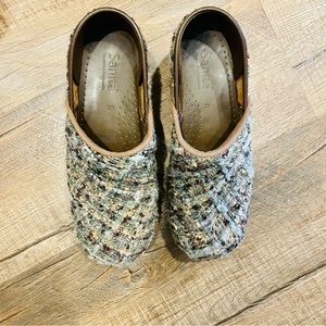 Sanita Tilly Tweed Multicolor Woven Professional Clogs